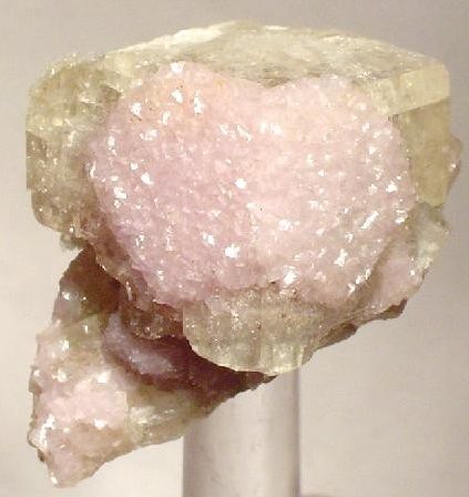 Cobaltoan Calcite specimen showing vivid hot-pink to magenta calcium carbonate crystals with intense cobalt coloring