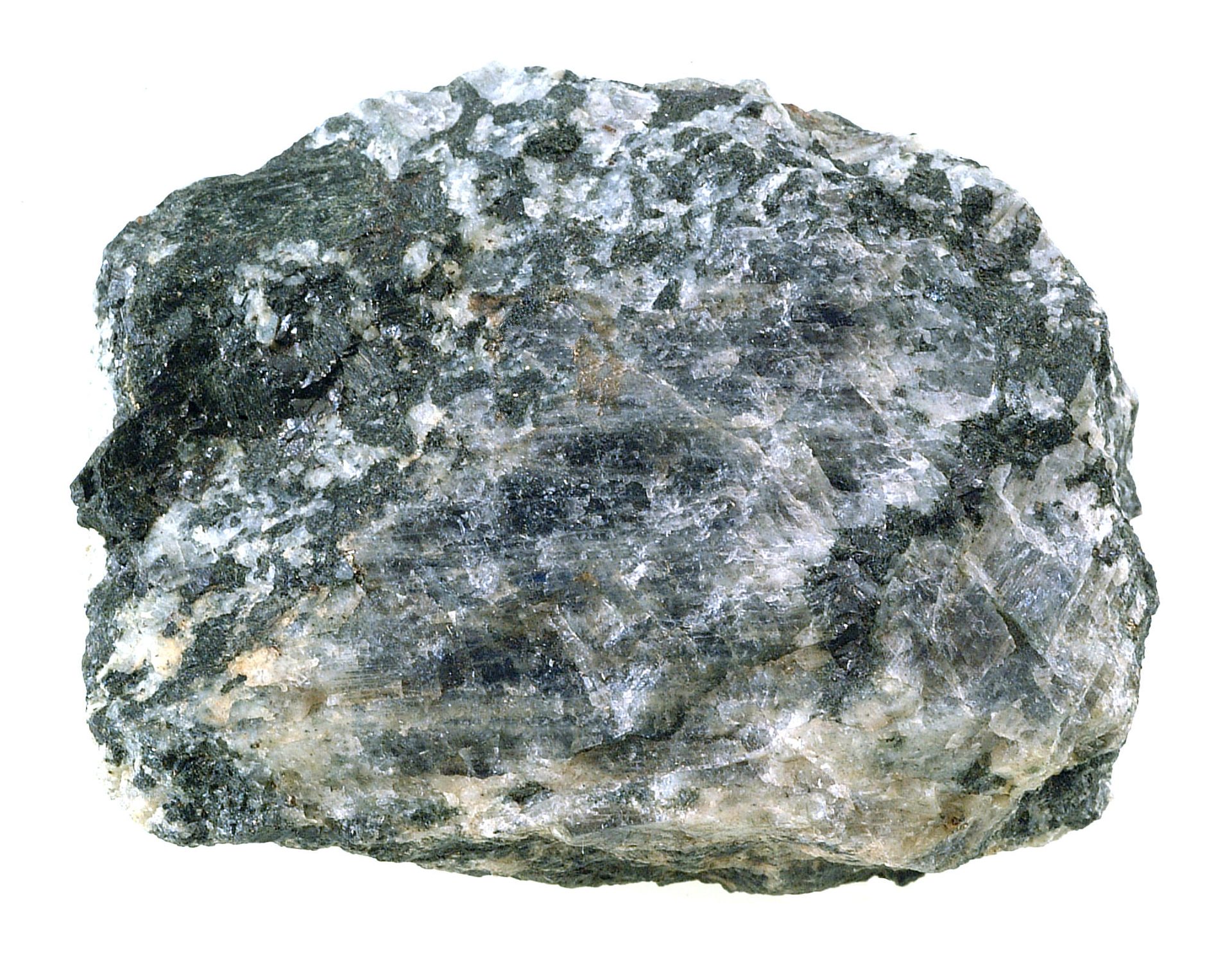 Polished hypersthene specimen showing dark brown-gray body with copper-red aventurescent schiller shimmer