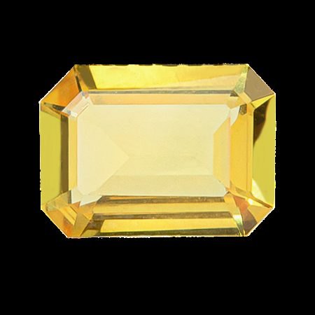Padparadscha sapphire gemstone showing pink-orange lotus color on neutral background