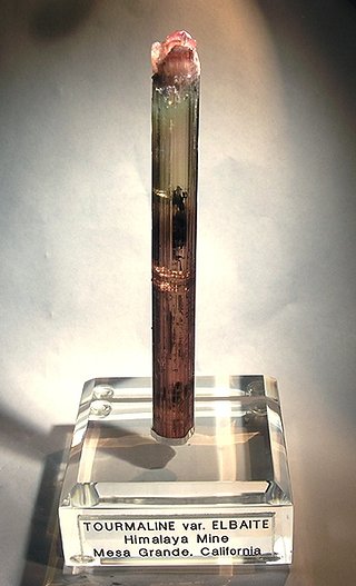 Yellow tourmaline